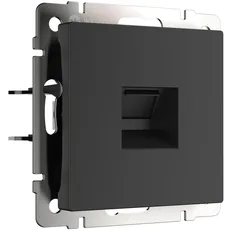 Изображение Телефонная розетка RJ-11 (черный матовый) W1182008
